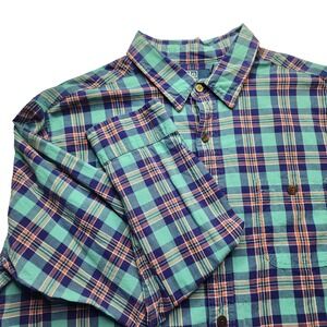 Polo Ralph‎ Lauren Plaid Long Sleeve Button Up Shirt Men's XXL